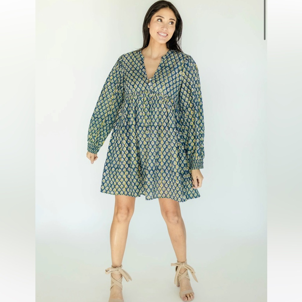 Clara the label Fern Dress Mulberry